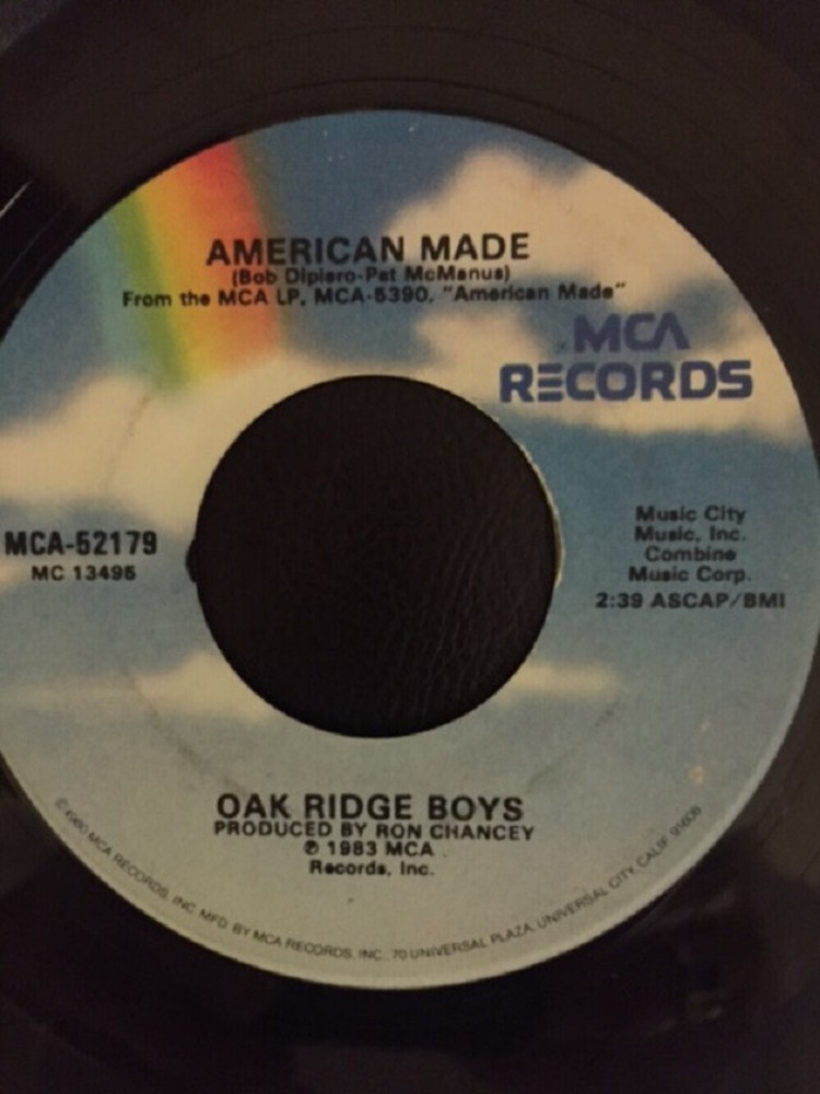 The Oak Ridge Boys American Made 7-Inch Vinyl Record