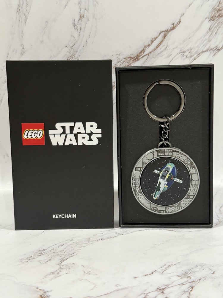 Lego Star Wars Jango Fett Starship Keychain 5009394 New