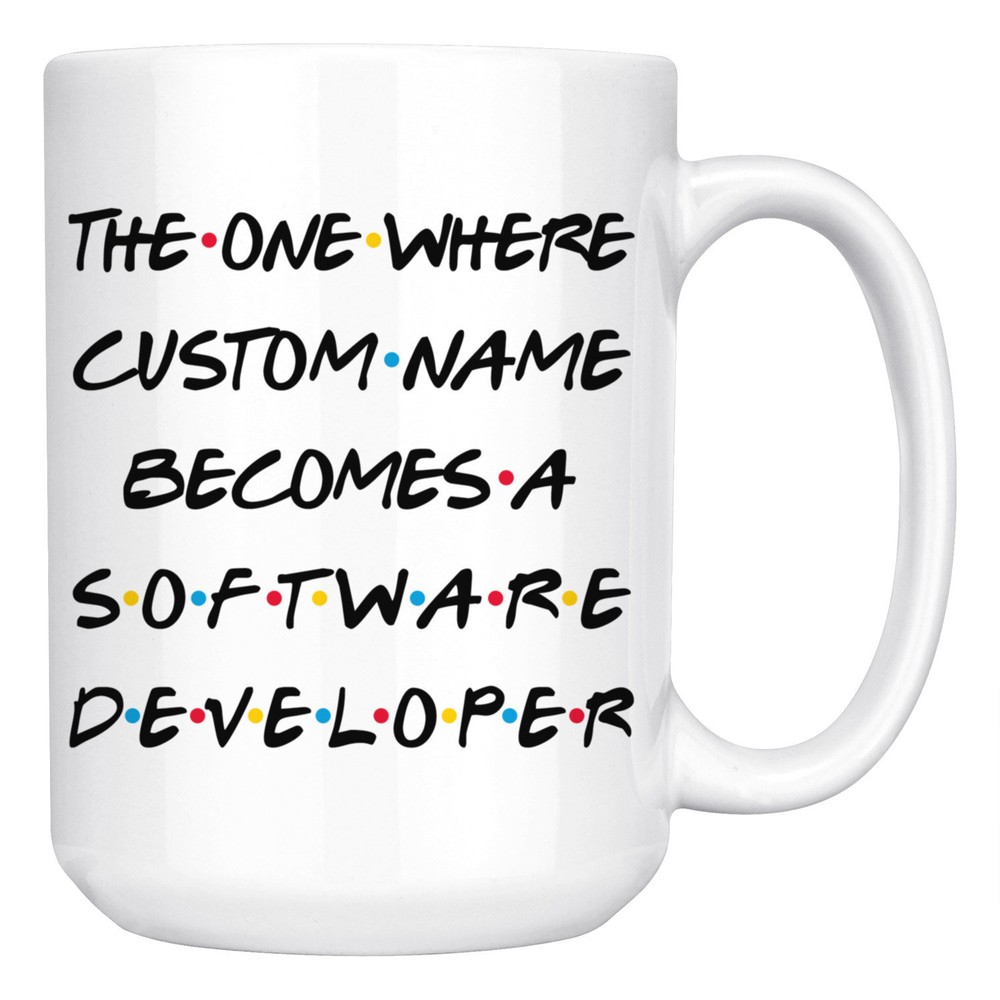 Personalized Software Developer Graduation Mug Developer Promotion Present