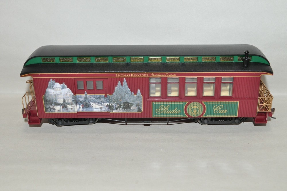 On30 scale Hawthorne Village Christmas Holiday passenger car Thomas Kinkade #3