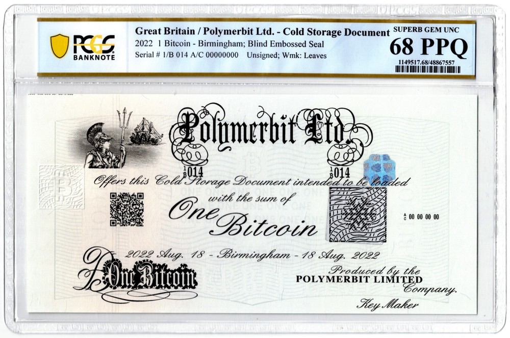 2022 Physical Cold Storage Document Unfunded Polymerbit 