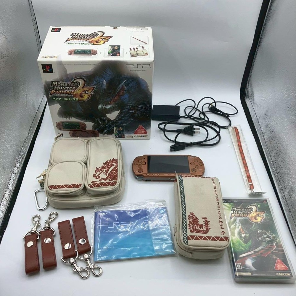 Monster Hunter 2G PSP-2000 Japan Hunters Pack No Battery Playstation Portable