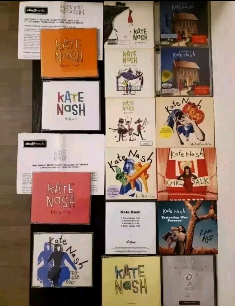 Ultimate Kate Nash Signed Collectibles Bundle – Albums, DVDs, Guitar Pick & More  
