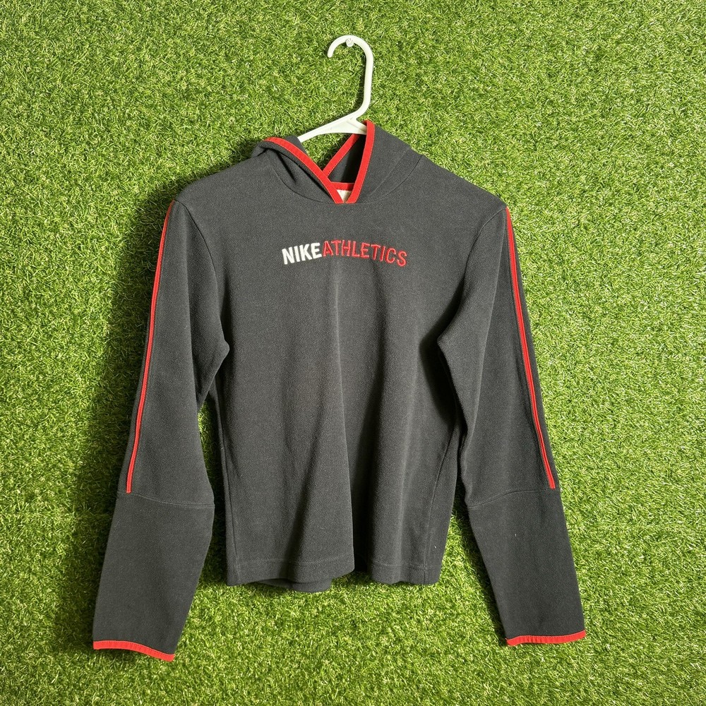Vintage Nike Hoodie Youth Medium Fleece Y2K