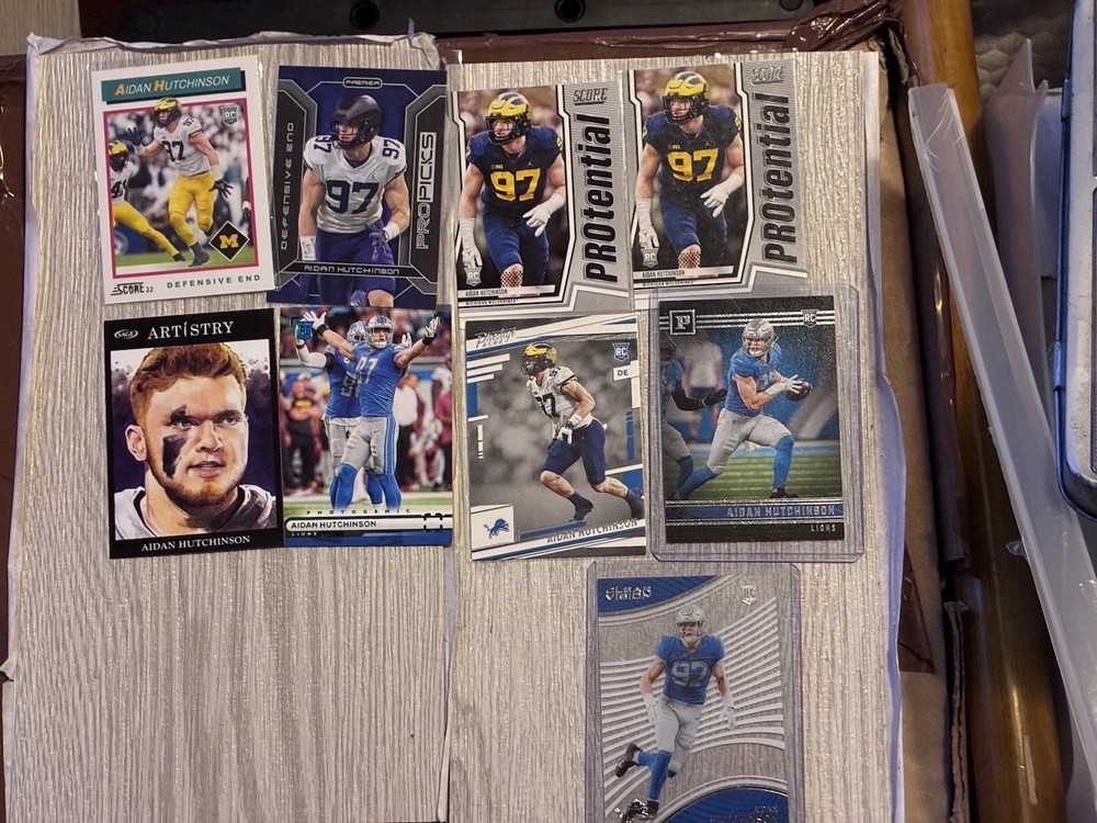 Aiden Hutchinson Rookie Card Lot