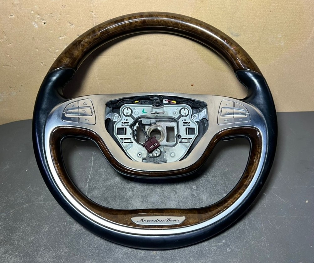 Mercedes W222 Steering Wheel Multi Function Sport Assembly With Paddle Shifts