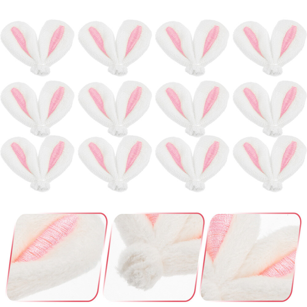 30 Pcs Mini Bunny Ears Hair Clip Easter Accessories Hairpin Decorations