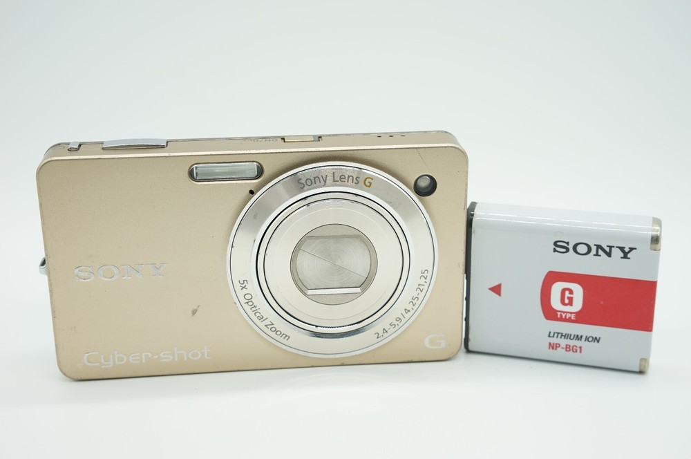 Sony Cyber-shot DSC-WX1 Gold Compact Digital Camera - Tested & Working