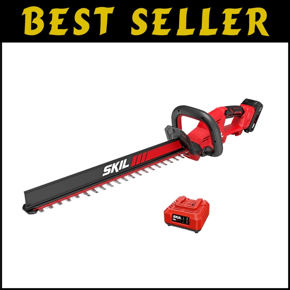 20V Dual-Action Hedge Trimmer with 0.75-Inch Cutting Capacity