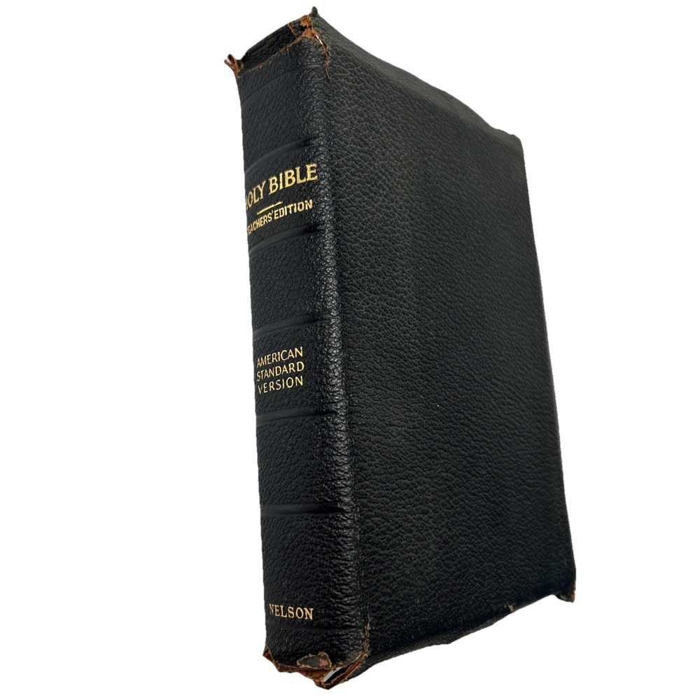 Holy Bible Teachers' Edition American Standard Version Nelson 1901 1929 Leather