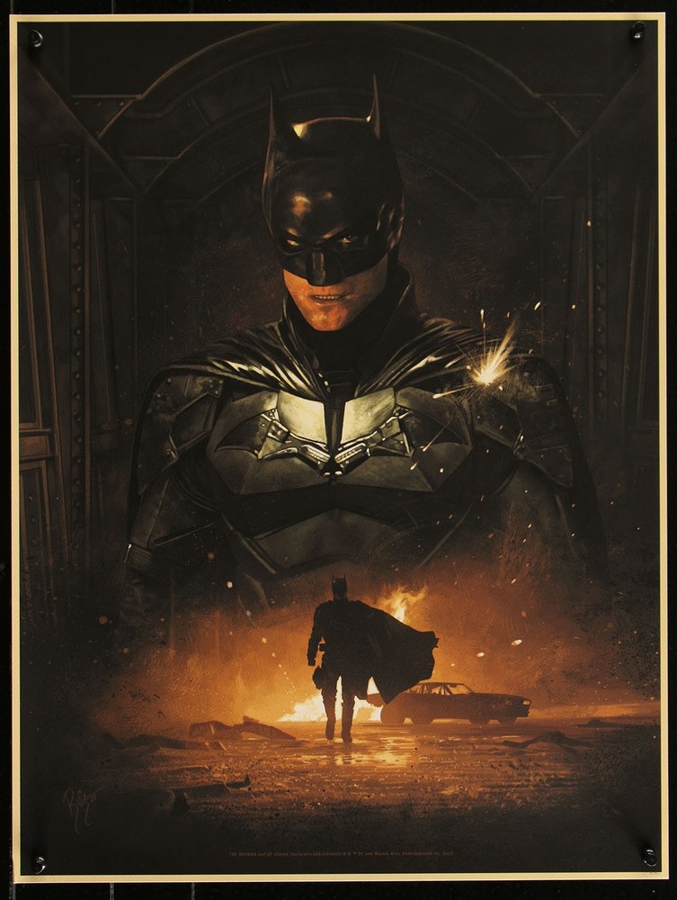 The Batman Movie Art Poster 18x24 Limited Edition Screen Print 5/300 by Juan Carlos Ruiz Burgos