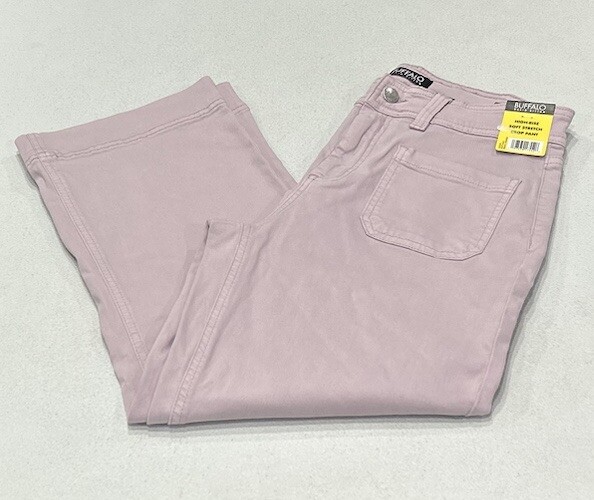 Buffalo Women's High-Rise Brigette Soft Stretch Crop Pants, Soft Lilac, 6/28