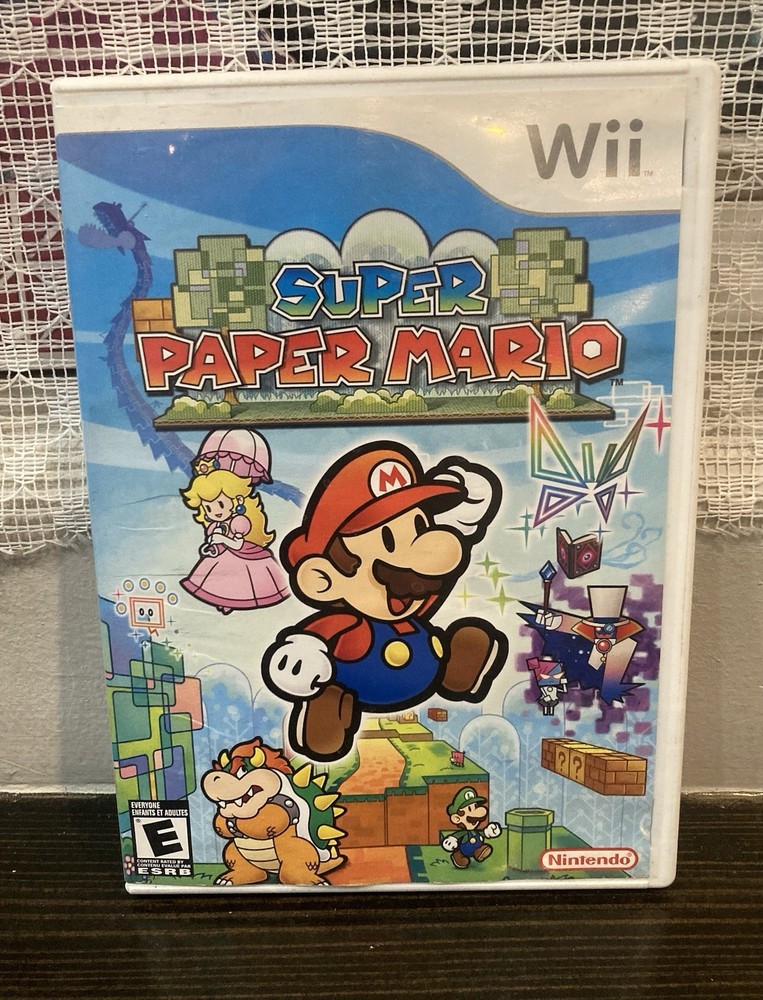 Super Paper Mario Nintendo Wii Complete CIB