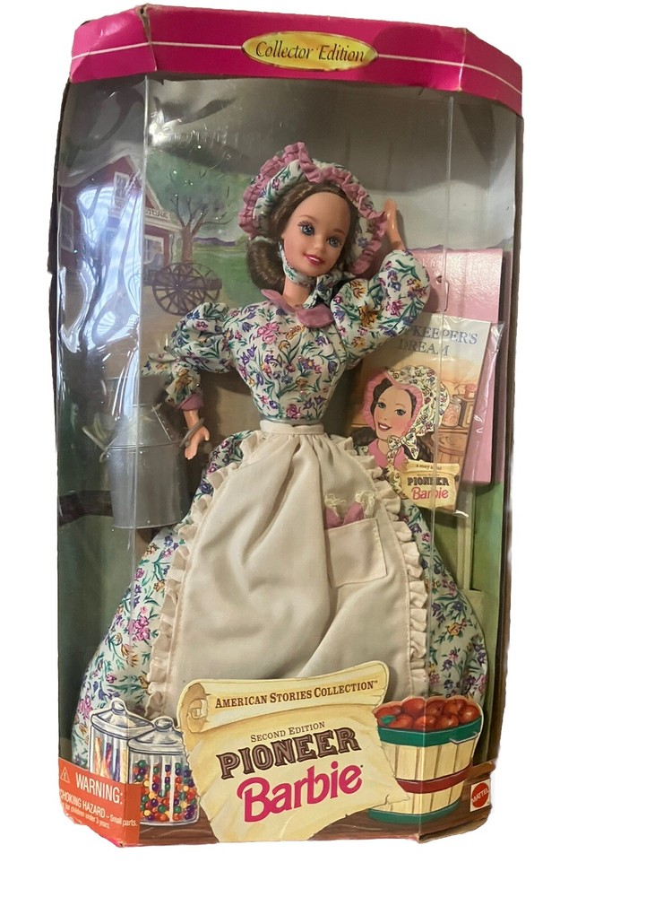 1995 Pioneer Barbie Doll Vintage American Stories 2nd Edition Collector's Item