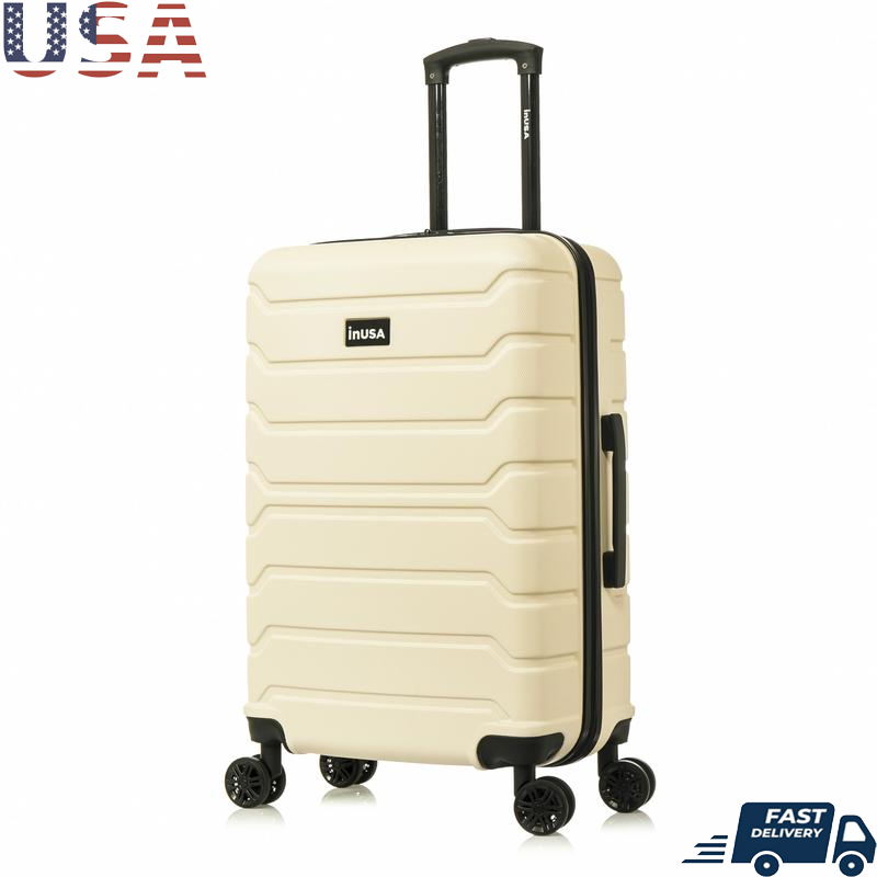 Lightweight 24 Inch Hardside Spinner Luggage Durable Travel Bag