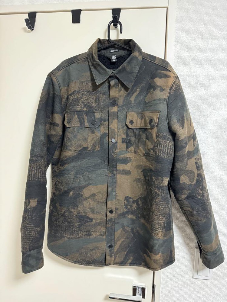Volcom Snowboard Jacket Mens Size S Camo
