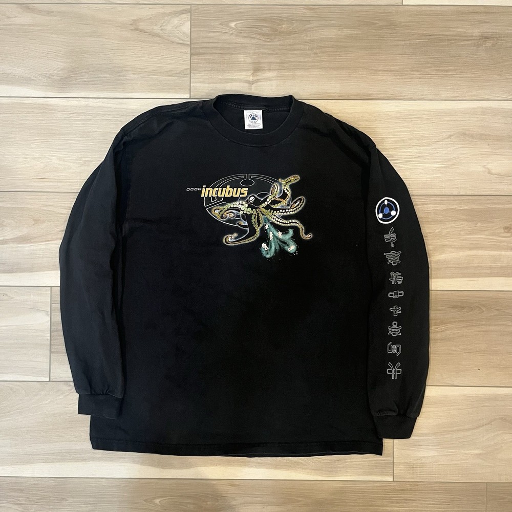 2000 vintage Incubus octopus long sleeve band shirt size large