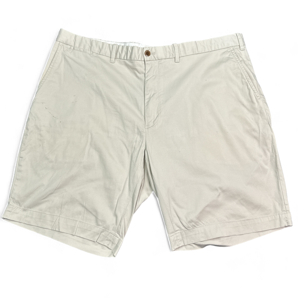 Ralph Lauren Polo Golf Cotton Twill Chino Shorts Mens Size 40 Beige Tan Stretch
