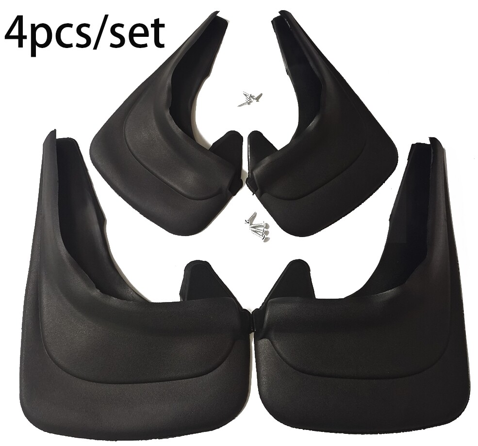 4 Durable Universal Mud Flaps for Cars Pickup Trucks & SUVs