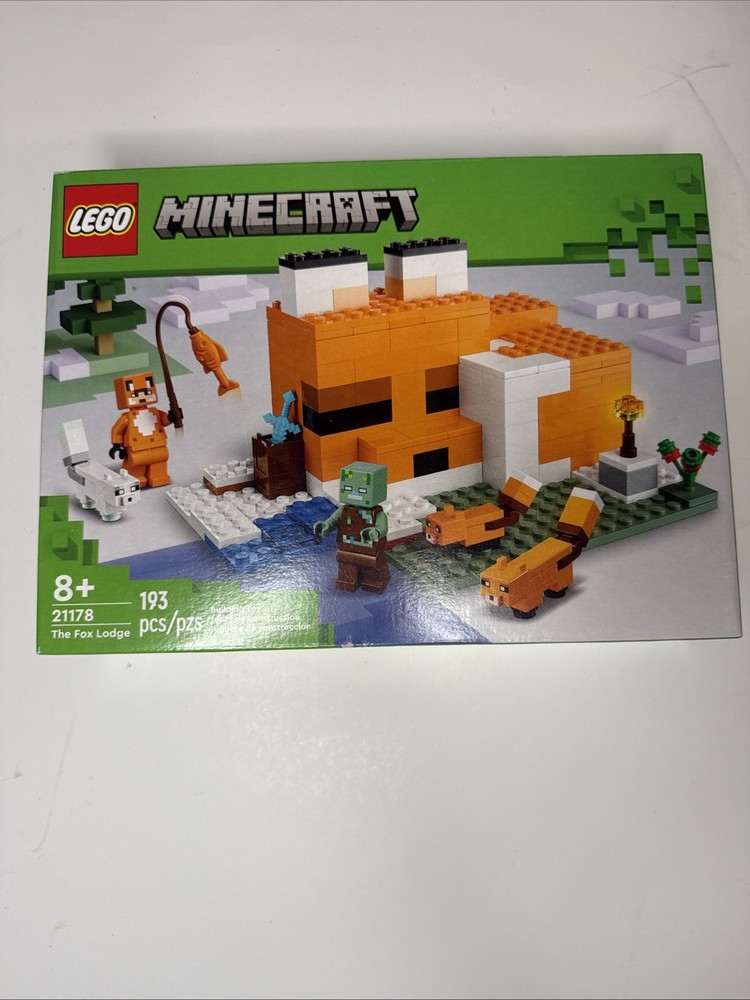 LEGO Minecraft Fox Lodge 21178 Brand New Sealed Building Set