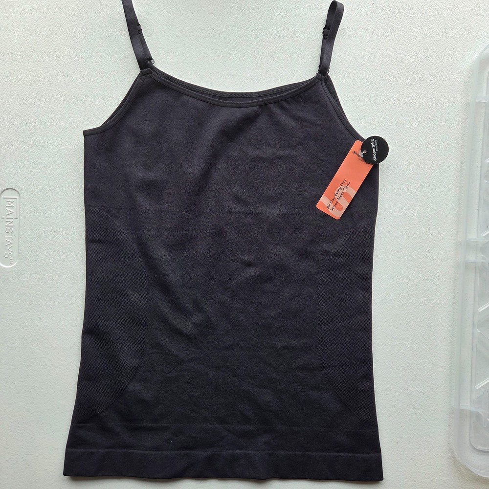 Shapermint/ Empetua  Women's All Day Every Day Scoop Neck Cami Black 4XL NWT