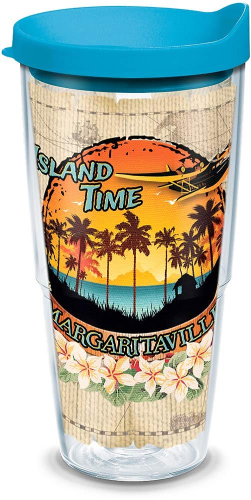 Margaritaville Insulated Turquoise Tumbler with Wrap 20oz