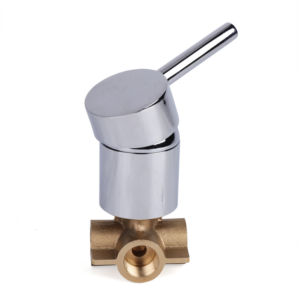 Single Handle Brass Shower Mixer Tap Wall Mount Hot Cold Control Valve  