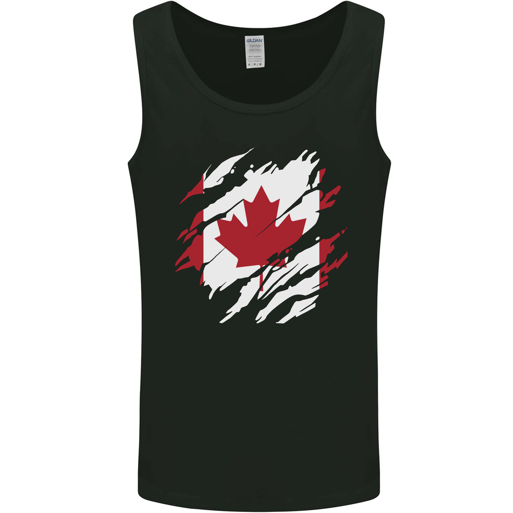 Canada Flag Patriotic Football Vest Tank Top for Men