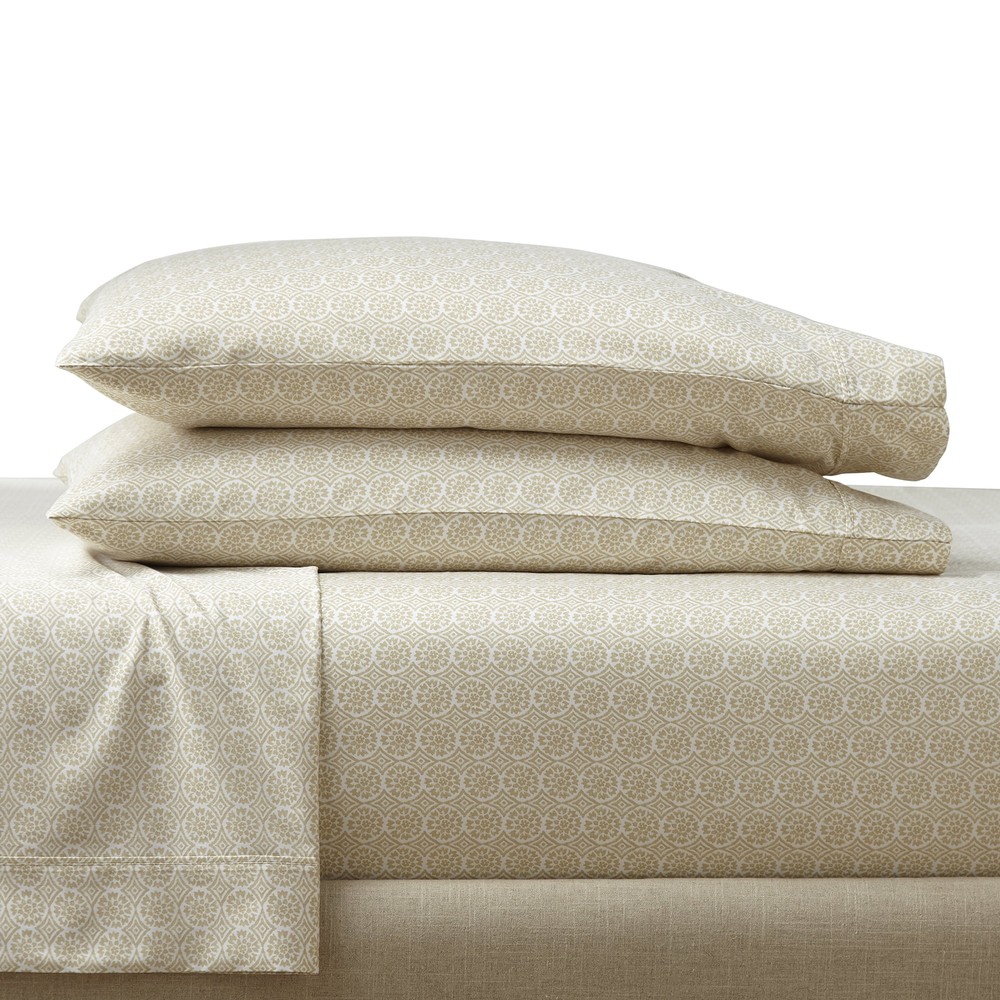 Better Homes & Gardens 3-Piece 300 Thread Count Suzani Almond Biscuit