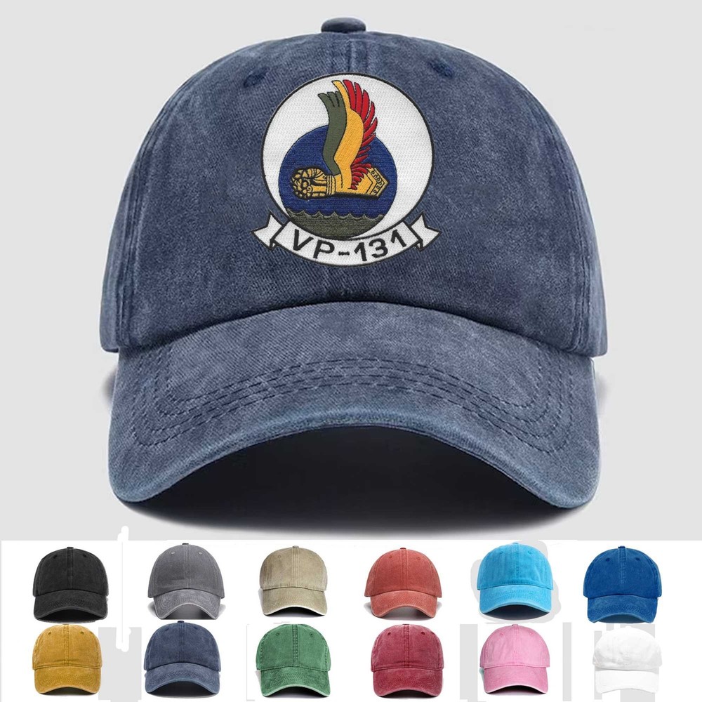 Custom Embroidered Hat VP-131 Patrol Sqd, Veteran Cap, Trucker Hat, Gift Idea