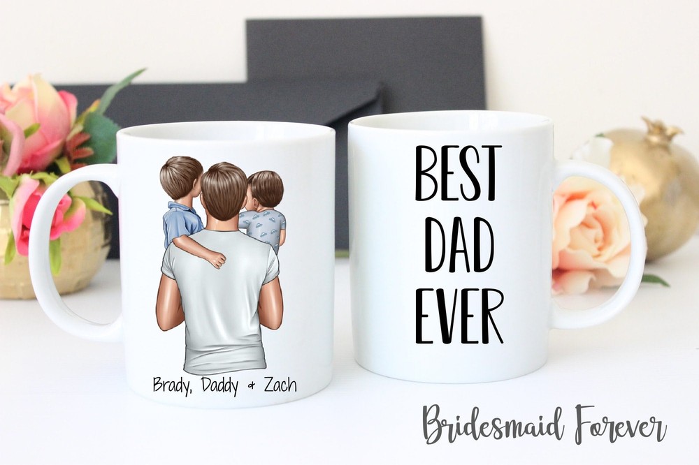 Fathers Day Gift Fathers Day Mug Boy Dad Dad Of Boys Father Son Gift For Dad-image
