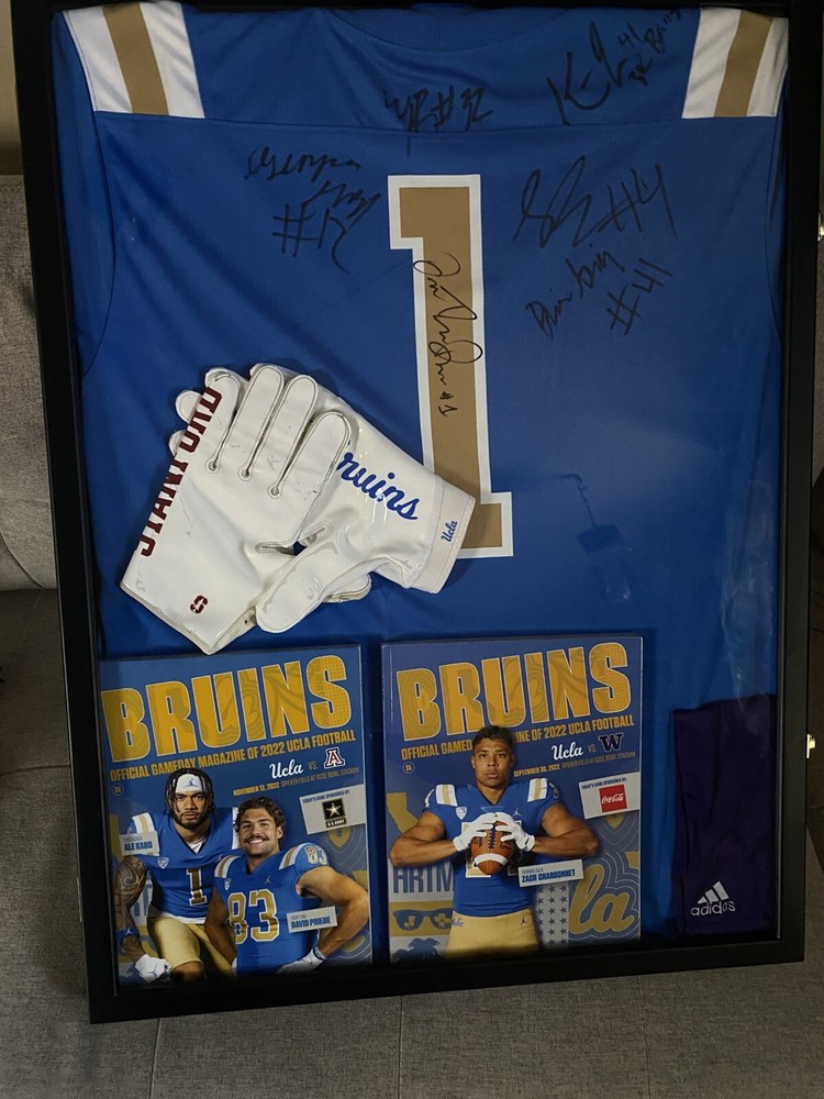 framed jersey signed
