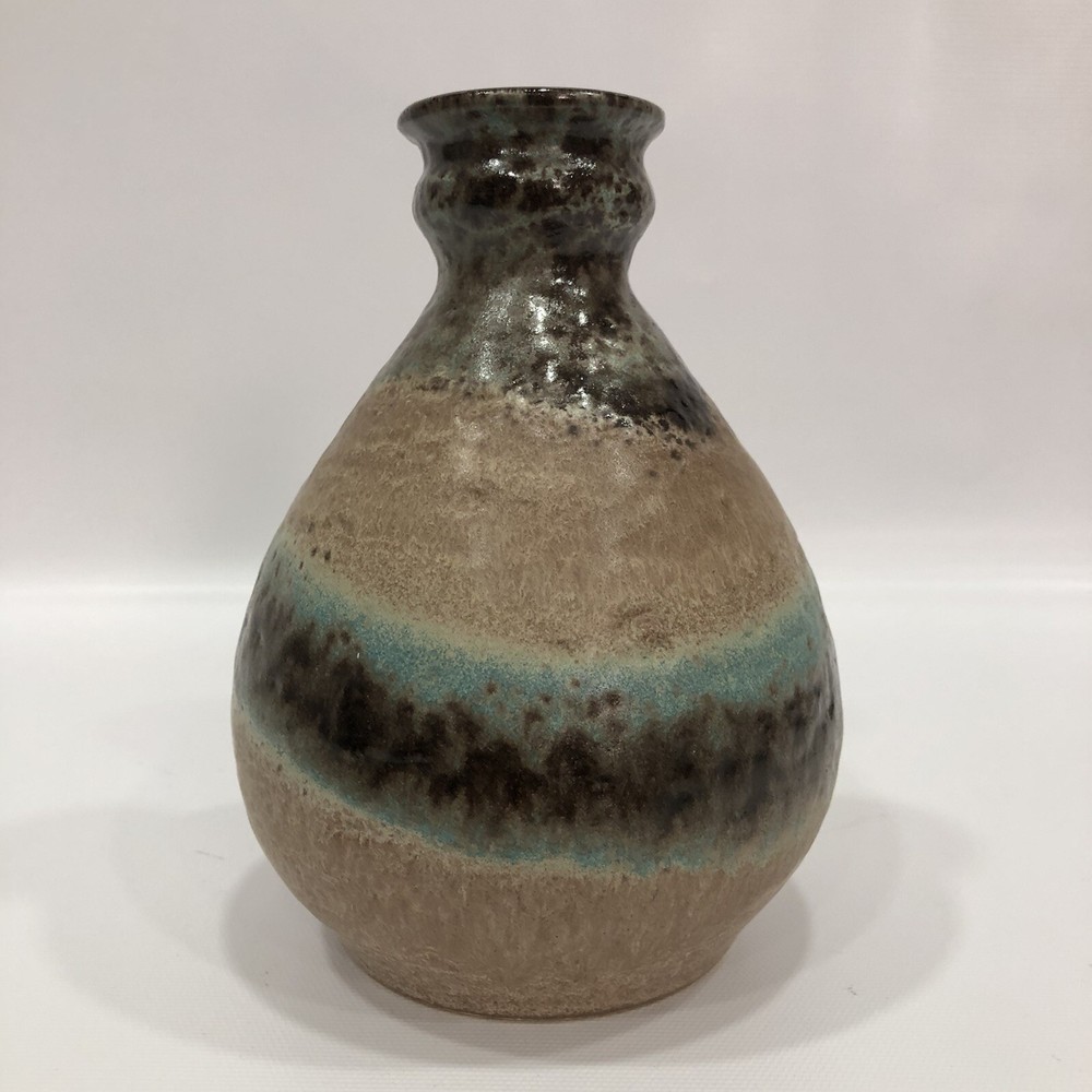 Bay Keramik West Germany Pottery Vase 7” Tall Numbered 610 17