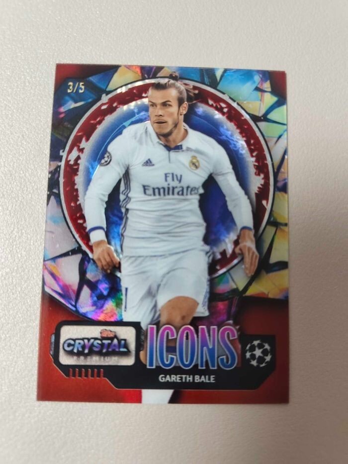 2023-24Topps CRYSTAL PREMIUM SET REAL MADRID LEGEND GARETH BALE RED /5 SSP