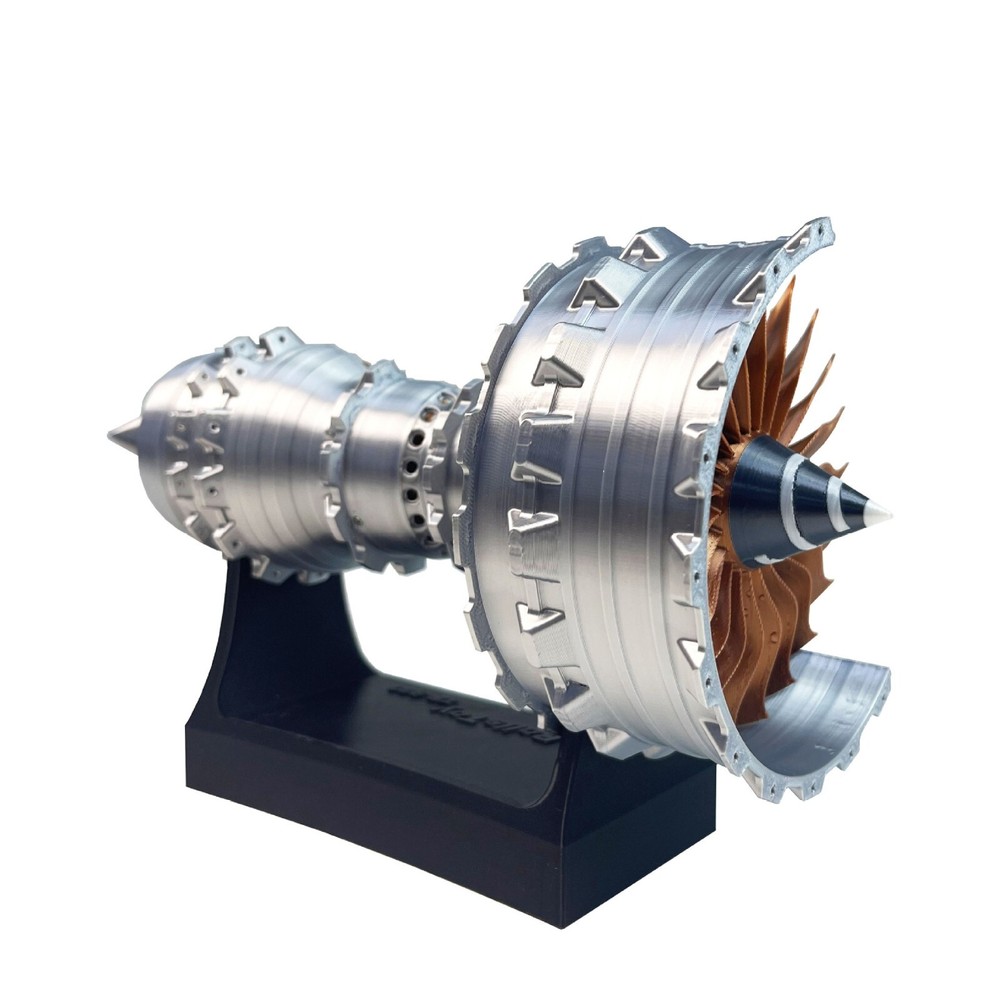 Trent 900 Aircraft Turbofan Turbojet Engine Model 3D-printed Desktop Display Toy