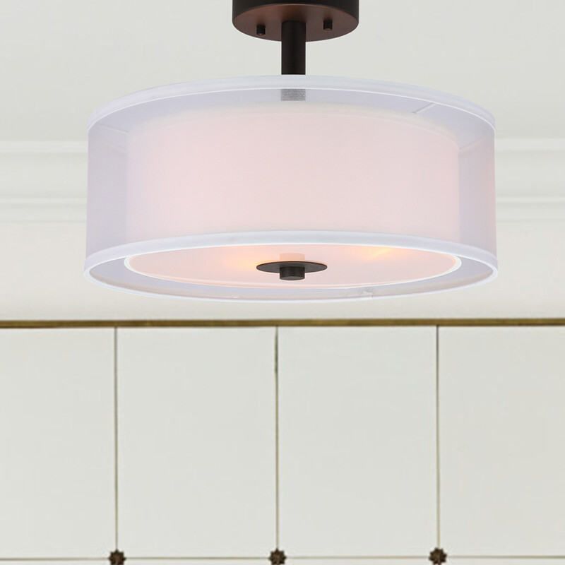 Semi Flush Mount Ceiling Light 16