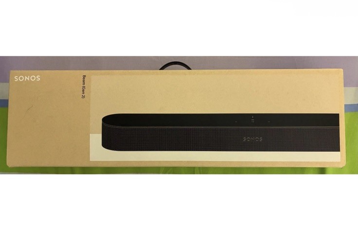 SONOS Beam (Gen 2) Smart Soundbar with Dolby Atmos (Black) BEAM2US1BKHB (SEALED)