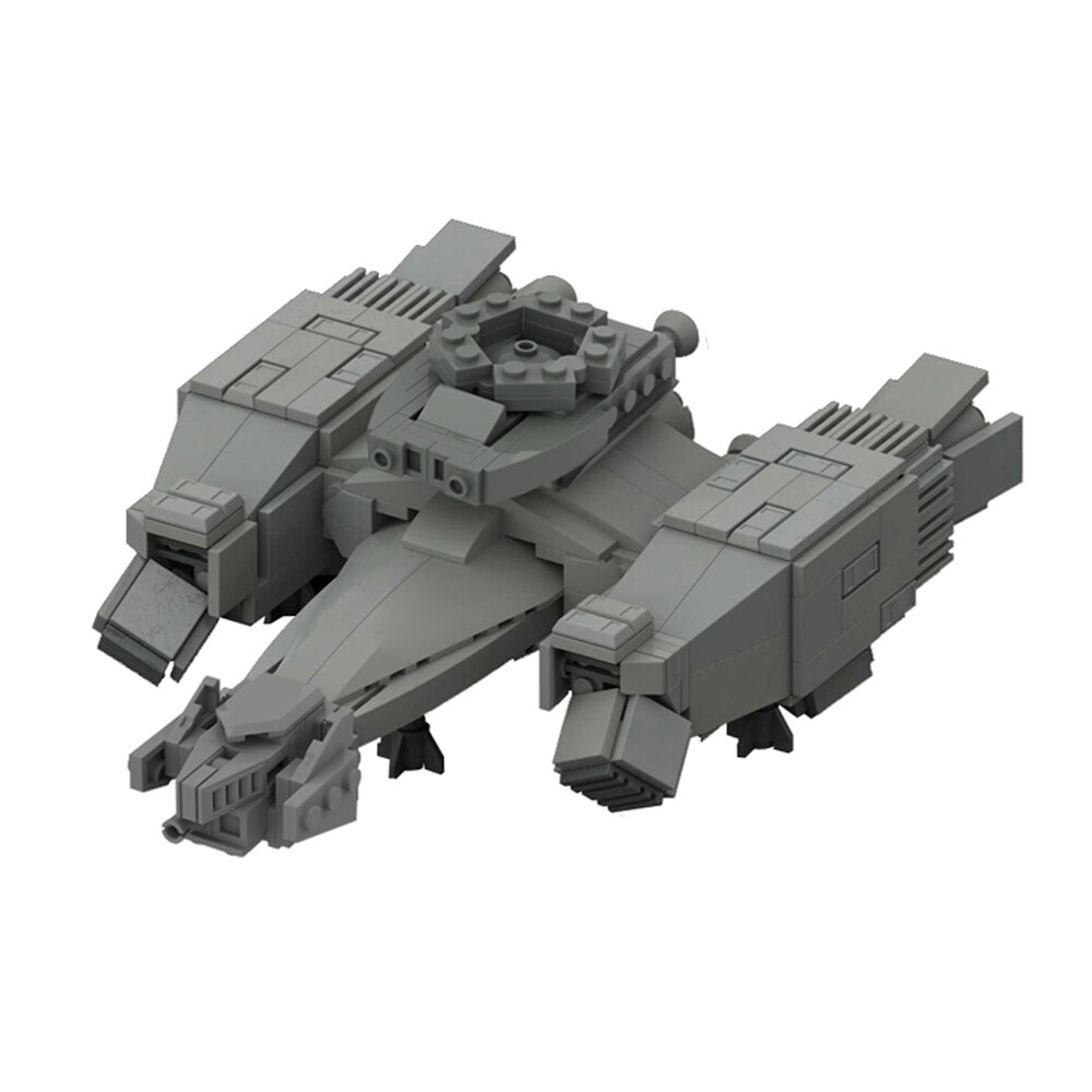 M-Class Interstellar Freighter Spaceship Model 703 Pieces from Movie MOC Build