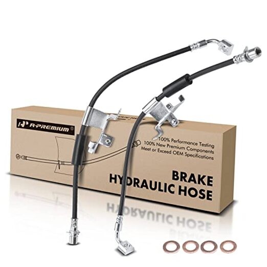 Front Side Brake Hydraulic Hoses Compatible with Front Driver and Passenger