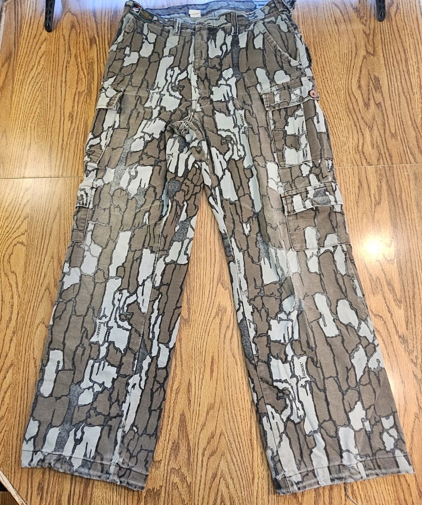 Vintage Red Head Camo Cargo Pants for Men Size Medium USA Made