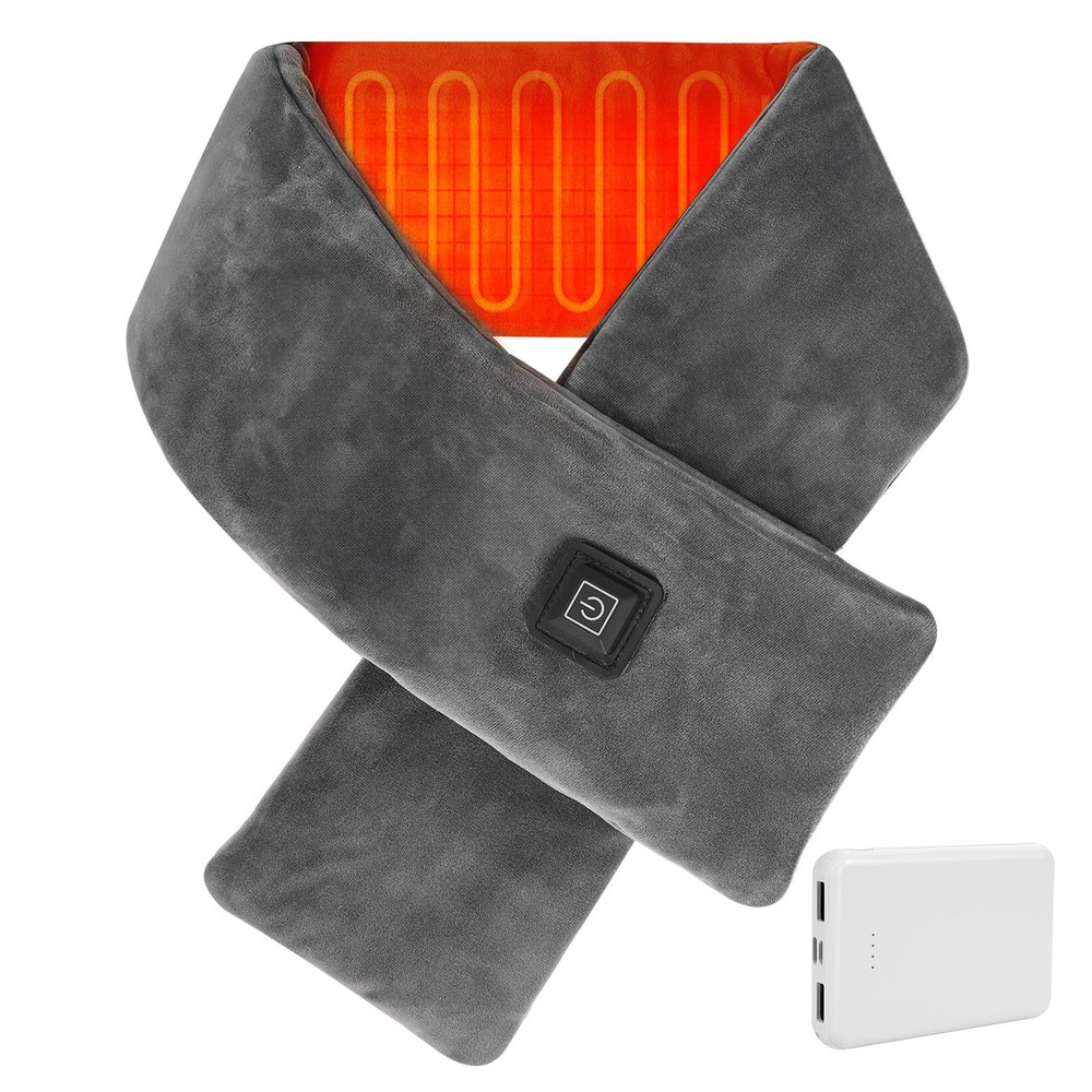 Neck Heating Pad Cordless, Rechargeable Heated Scarf with 5000mAh Power Bank,...