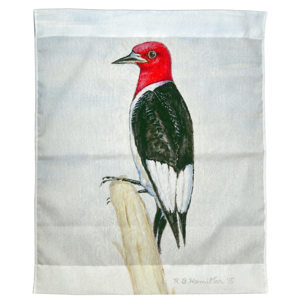 Betsy Drake Woodpecker Outdoor Wall Hanging 24x30