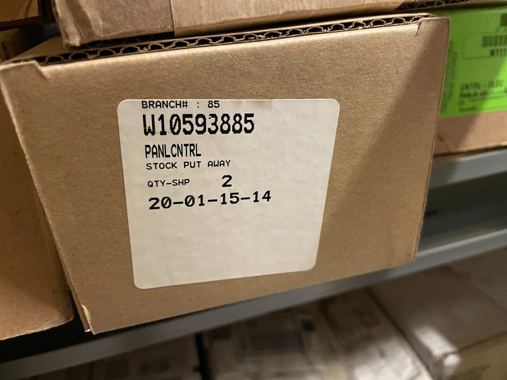 Whirlpool OEM Microwave Control Panel W10593885 D414 Replacement Part