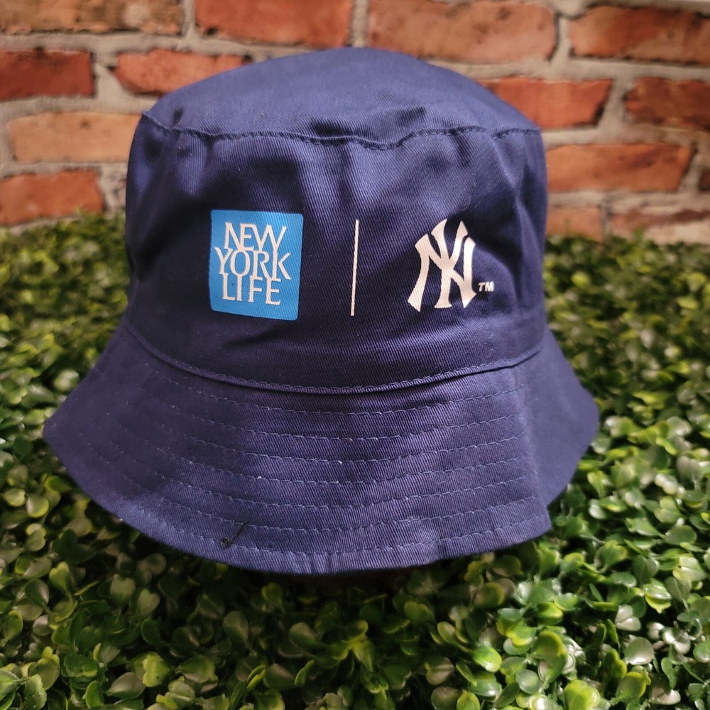 New York Yankees/NY Life Bucket Hat Blue MLB Baseball