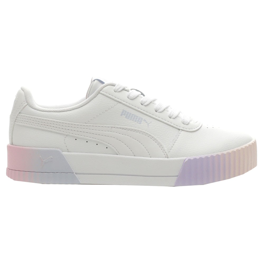 PUMA Jada Renew Lace Up  Girls White Sneakers Casual Shoes 383924-02