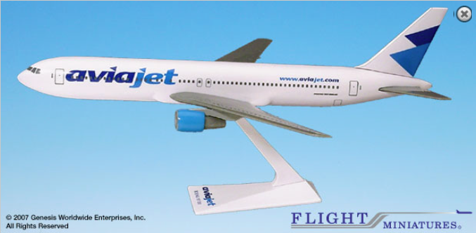 Flight Miniatures Aviajet 767-300ER 1:200 Scale Model Airplane