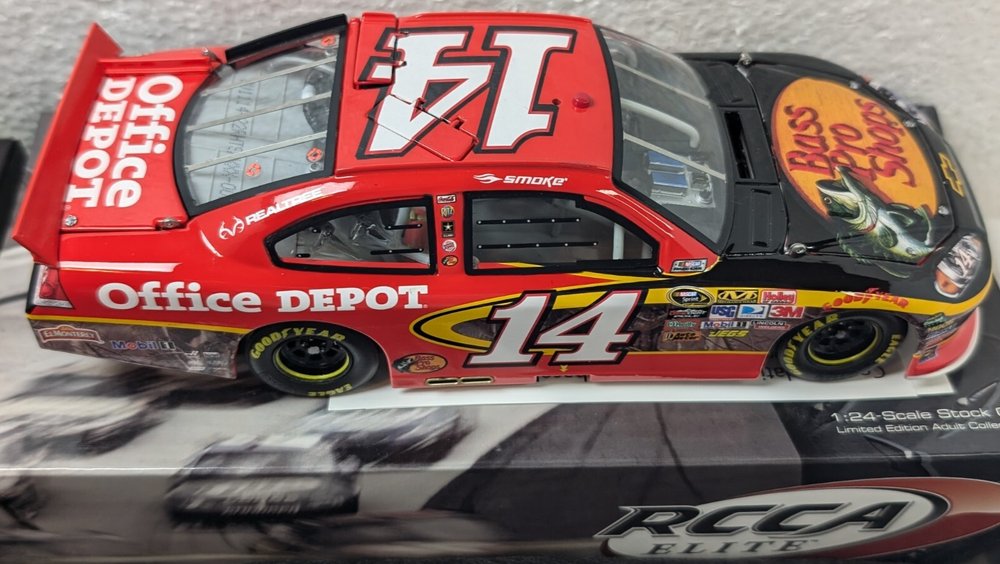 2011 RCCA Elite Tony Stewart Office Depot Bass Pro Realtree 1/24 1 of 150 w/ Box