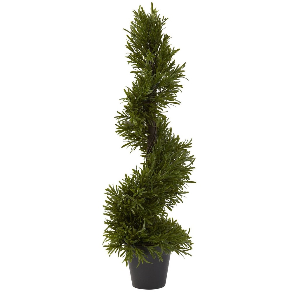 2.5' ARTIFICIAL FAKE INDOOR OUTDOOR SPIARL ROSEMARY TREE