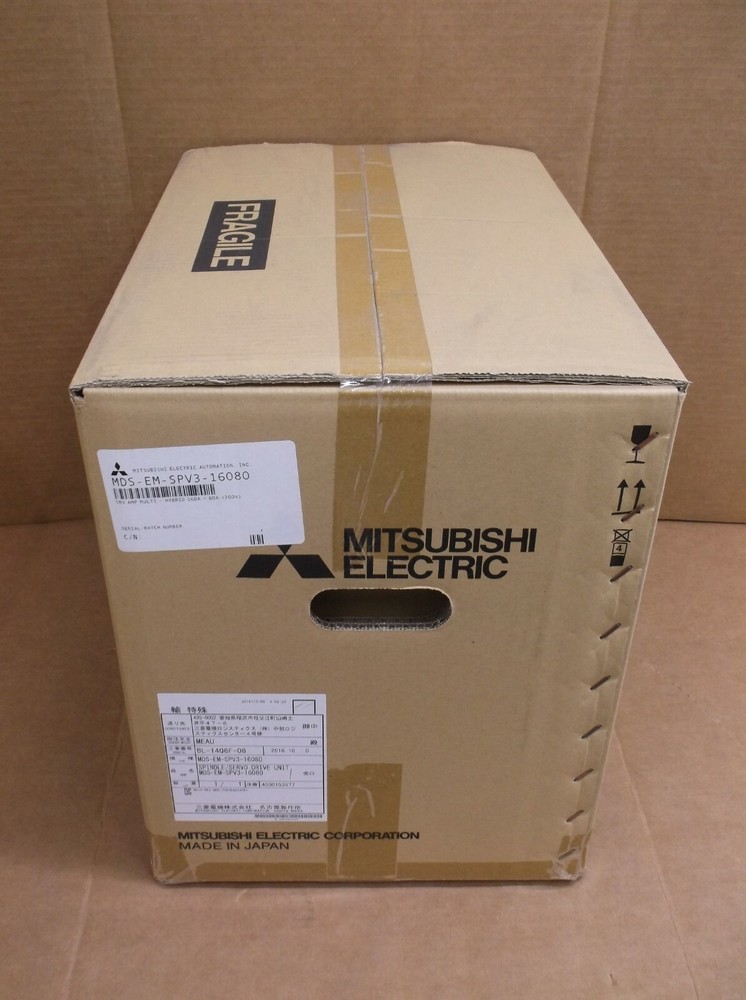 MDS-EM-SPV3-16080 Mitsubishi CNC NEW In Box 3 Axis Servo Spindle Amplifier Drive
