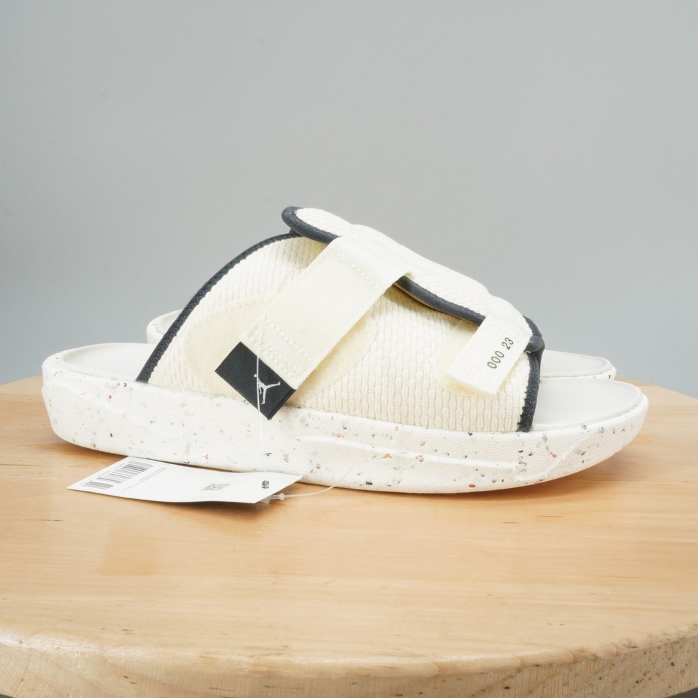 Nike Air Jordan Crater Slides Mens Size 10 Comfort Sandals Shoes 'Coconut Milk'
